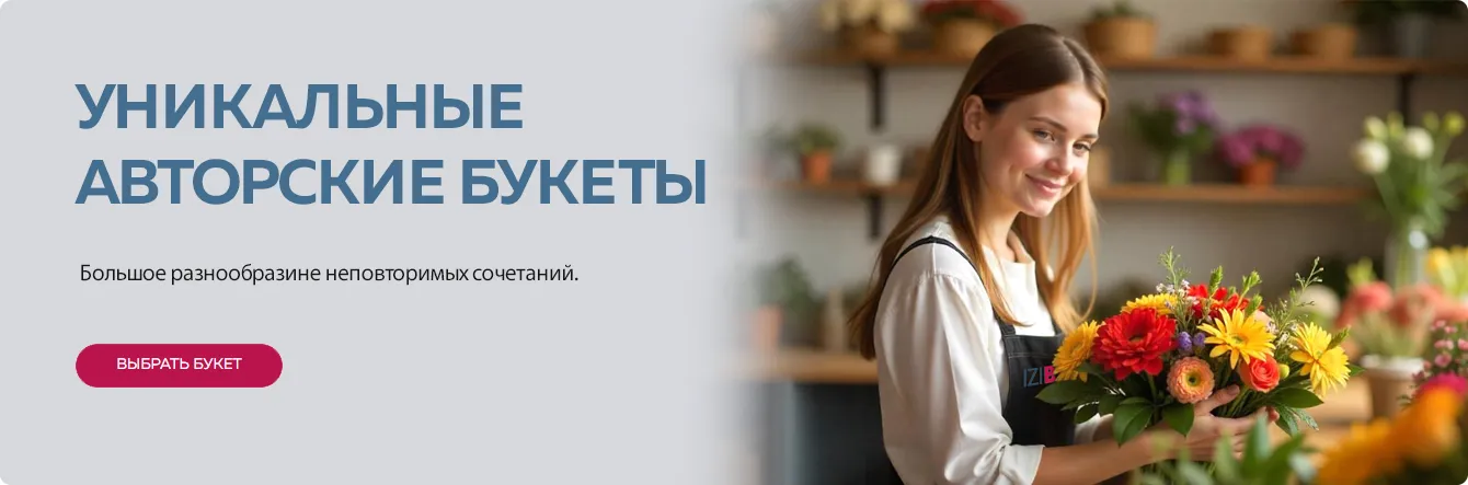 Уникальные авторские букеты