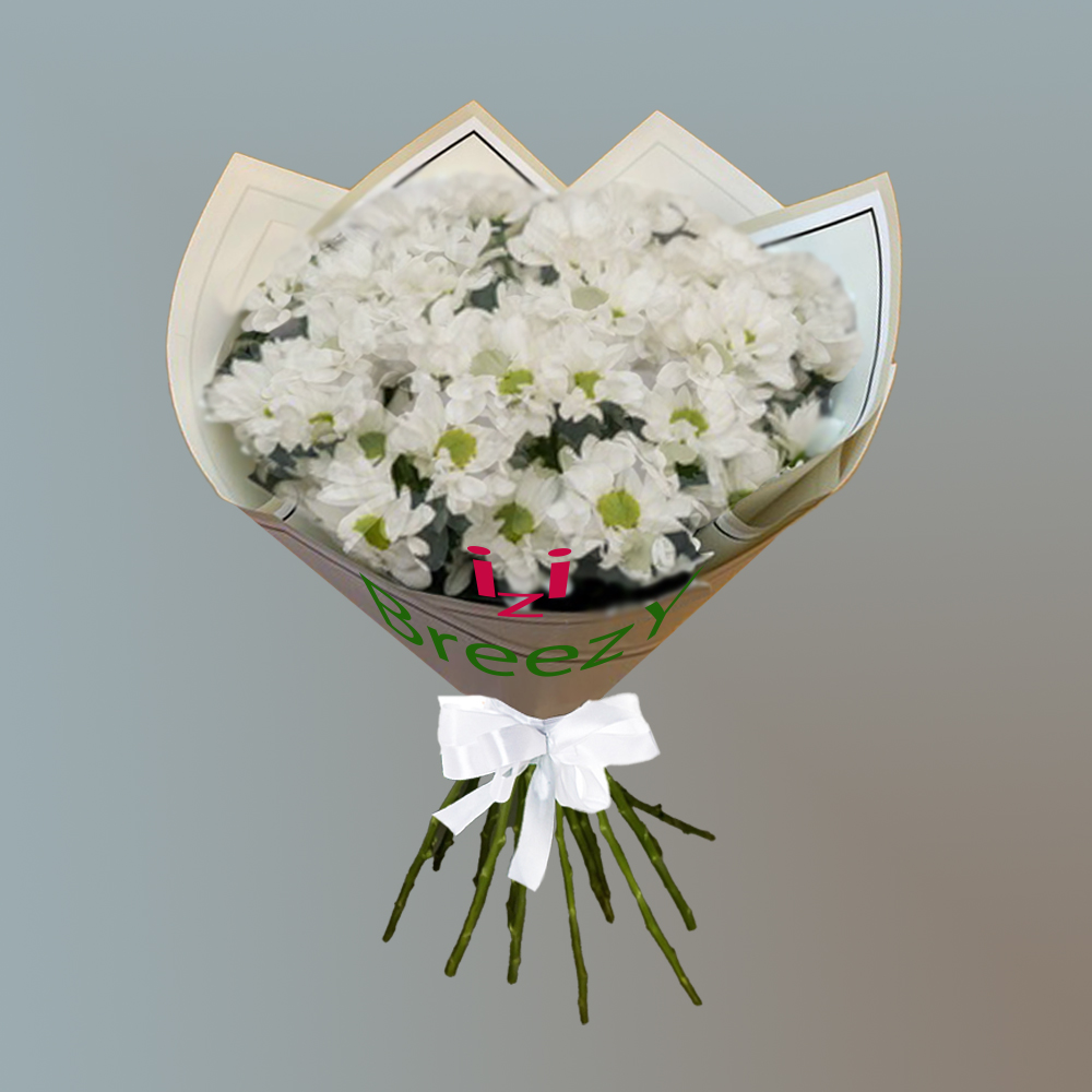 Букет из 9 кустовых хризантем в Нижнем Новгороде Букет из 9 кустовых хризантем купить