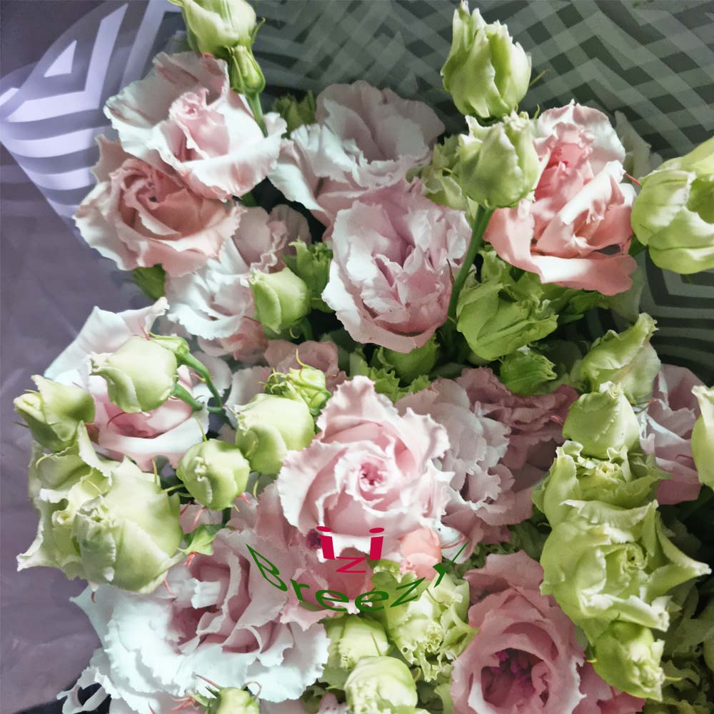 Букет из 7 розовых эустом в Самаре Букет из 7 розовых эустом купить