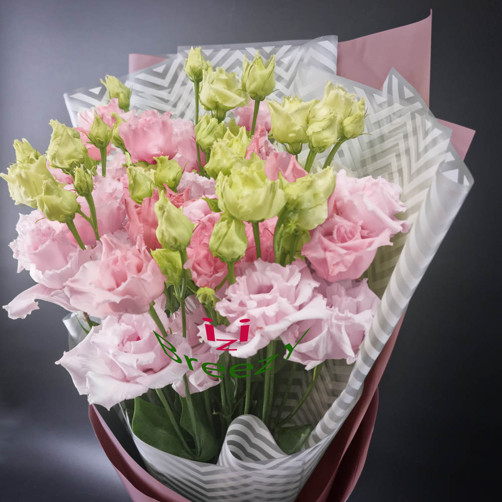 Букет из 7 розовых эустом в Самаре Букет из 7 розовых эустом купить