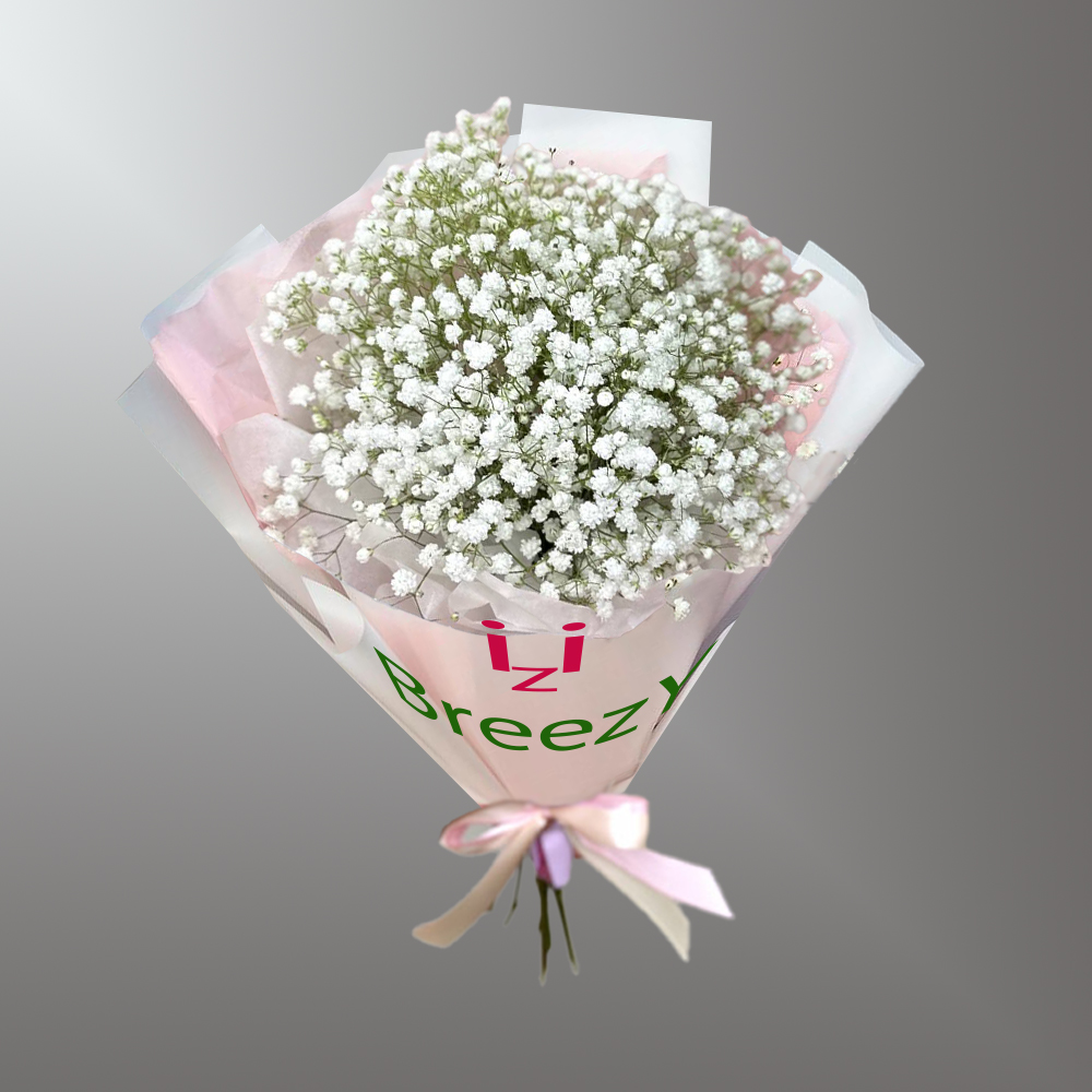 Букет из 3 белых гипсофил в Нижнем Новгороде Букет из 3 белых гипсофил купить