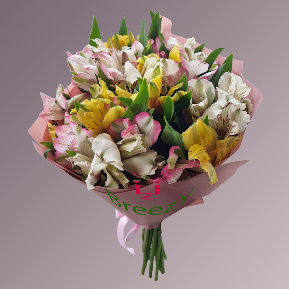 Букет из 17 альстромерий купить 