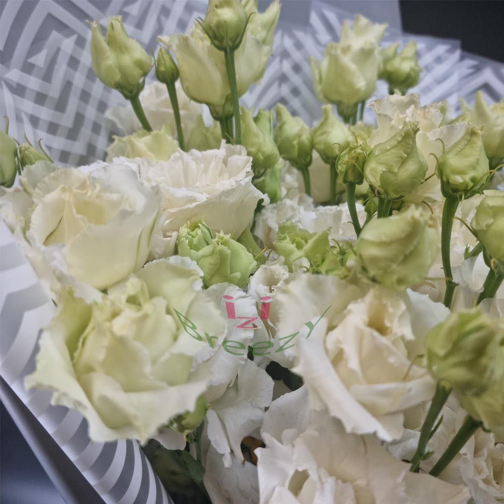 Букет из 7 белых эустом купить 