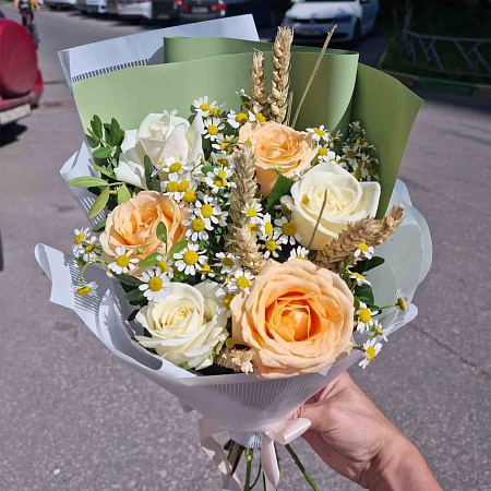 Доставка букетов из цветов в Самаре - образец Доставка букетов из цветов в Самаре - пример выполнения