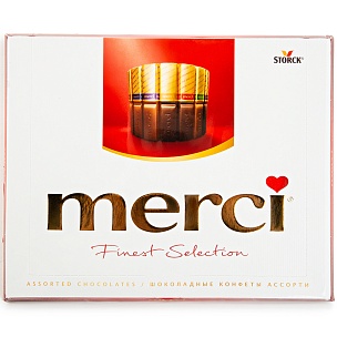 Конфеты "Merci" 250гр купить в Москве Конфеты "Merci" 250гр в Москве