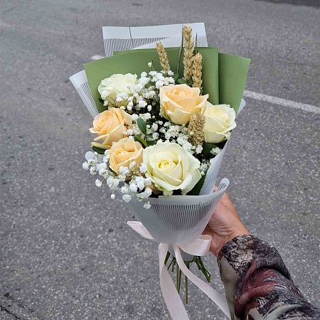 Доставка букетов из цветов в Самаре - образец Доставка букетов из цветов в Самаре - пример выполнения